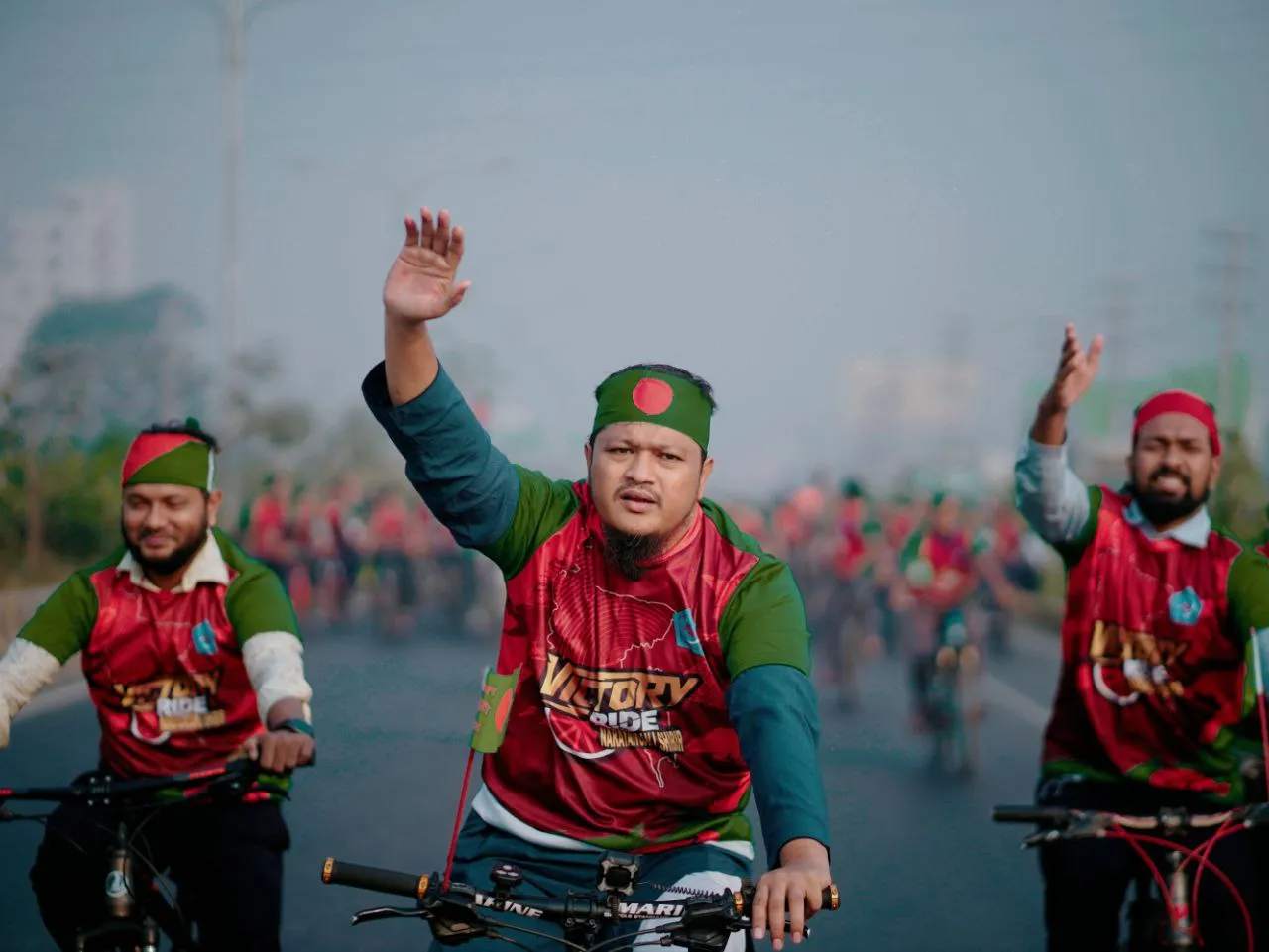মহানগর ছাত্রশিবির আয়োজিত সাইকেলী র‌্যালীতে মাওলানা আবদুল জব্বার